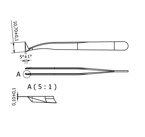 Tweezers 6-SA