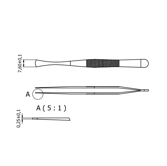 Tweezers 35A-SA-FT