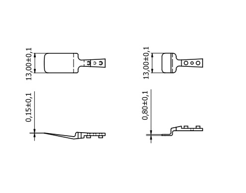 Tweezers Tips 43LB-4UPEEKRR