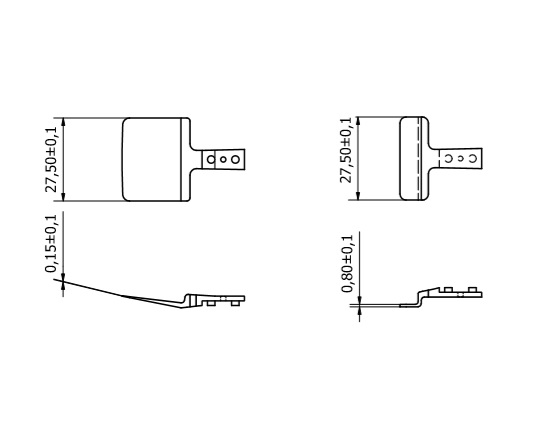 Tweezers Tips 43LB-8UPEEKRR