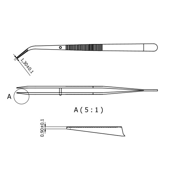 Tweezers 615-SA-EPOXY