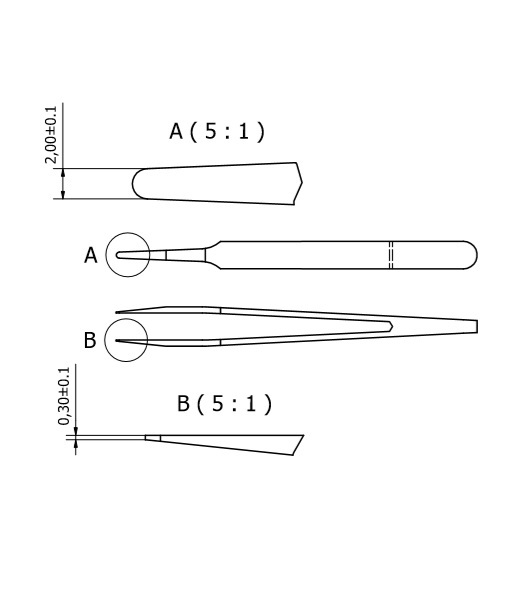 Tweezers K2A