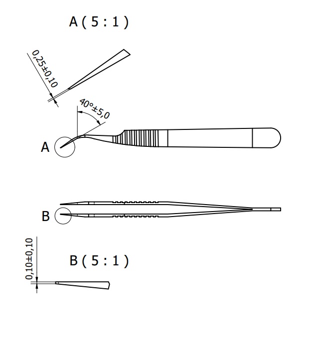 Tweezers 7-AXAL-BIO-MED