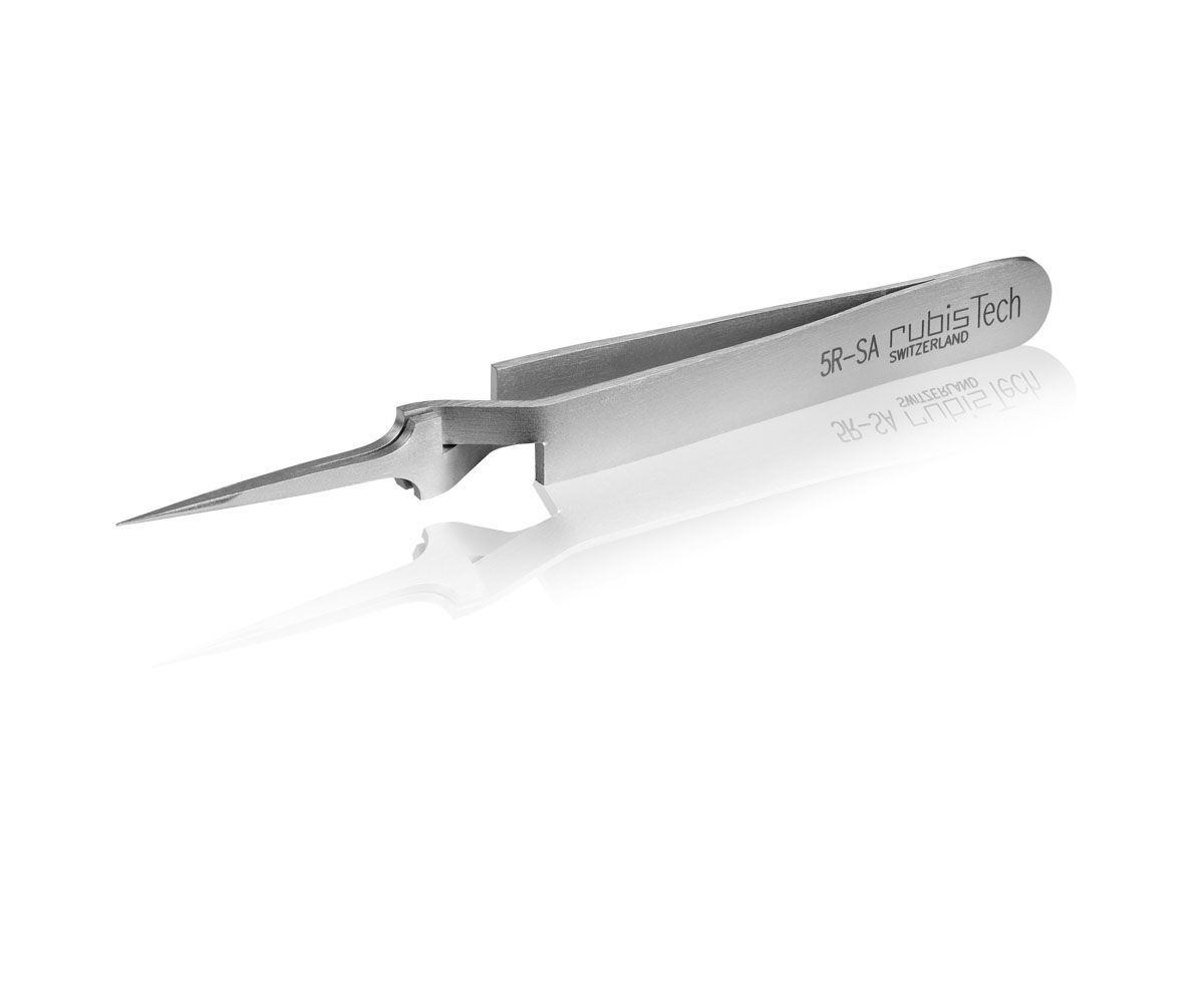 Reverse action tweezers